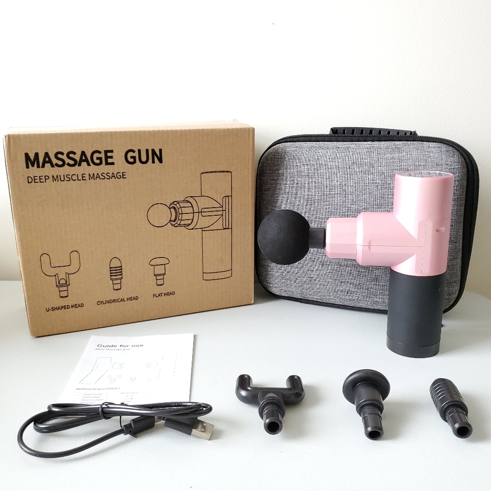 New Pink Deep Tissue Massage Gun